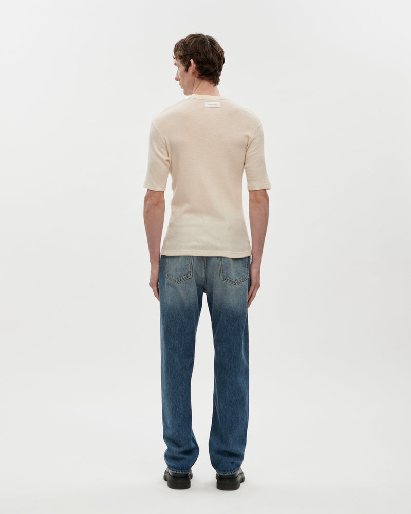 Base Tee Army Wool 002 Off White