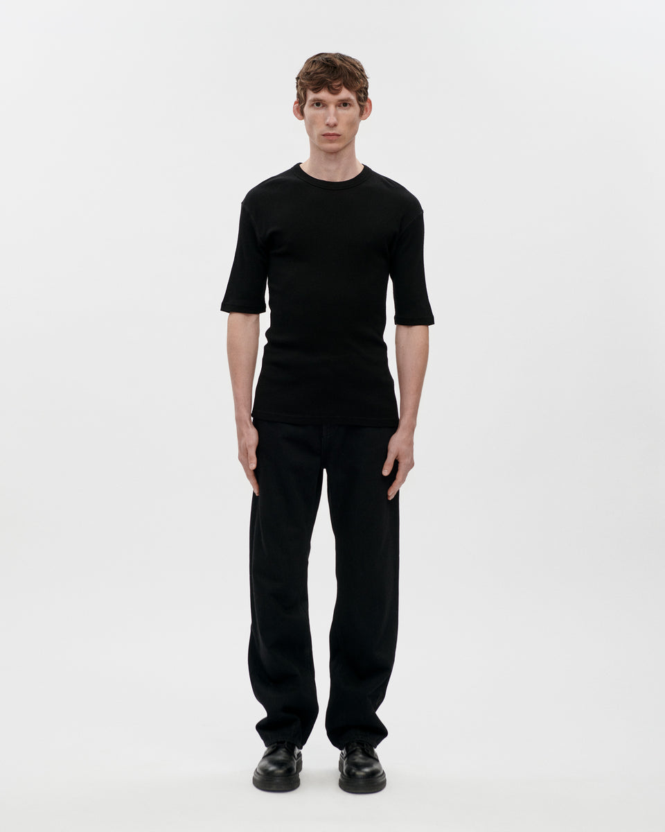 Base Tee Army Wool 009 Black