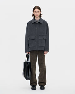 Naval Jacket Woolcash 008 Charcoal