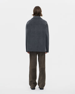 Naval Jacket Woolcash 008 Charcoal