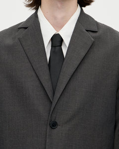 Dress Blazer Pure Wool 008 Charcoal