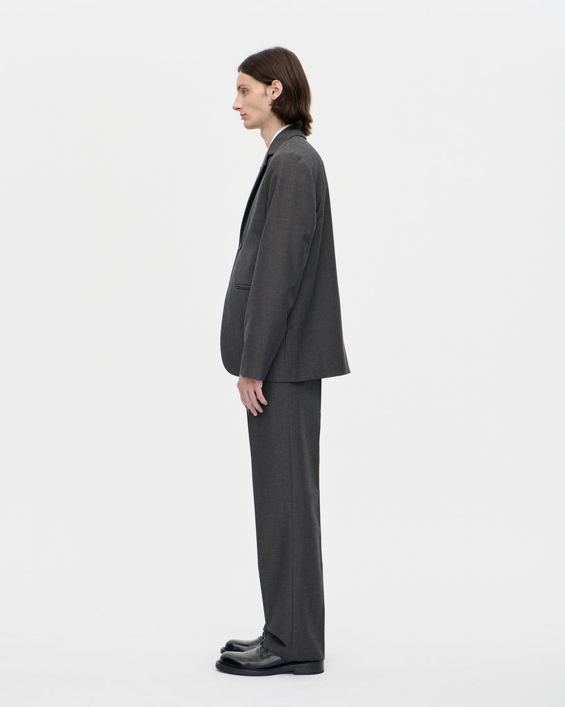 Dress Blazer Pure Wool 008 Charcoal