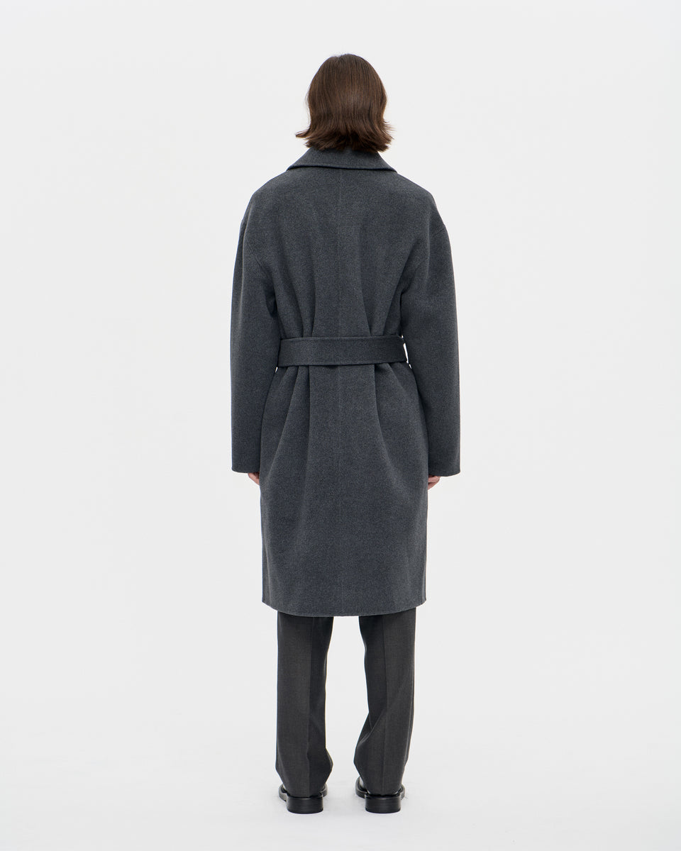 Naval Coat Woolcash 008 Charcoal