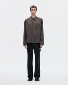Cordial Shirt 120s Merino 084 Peat