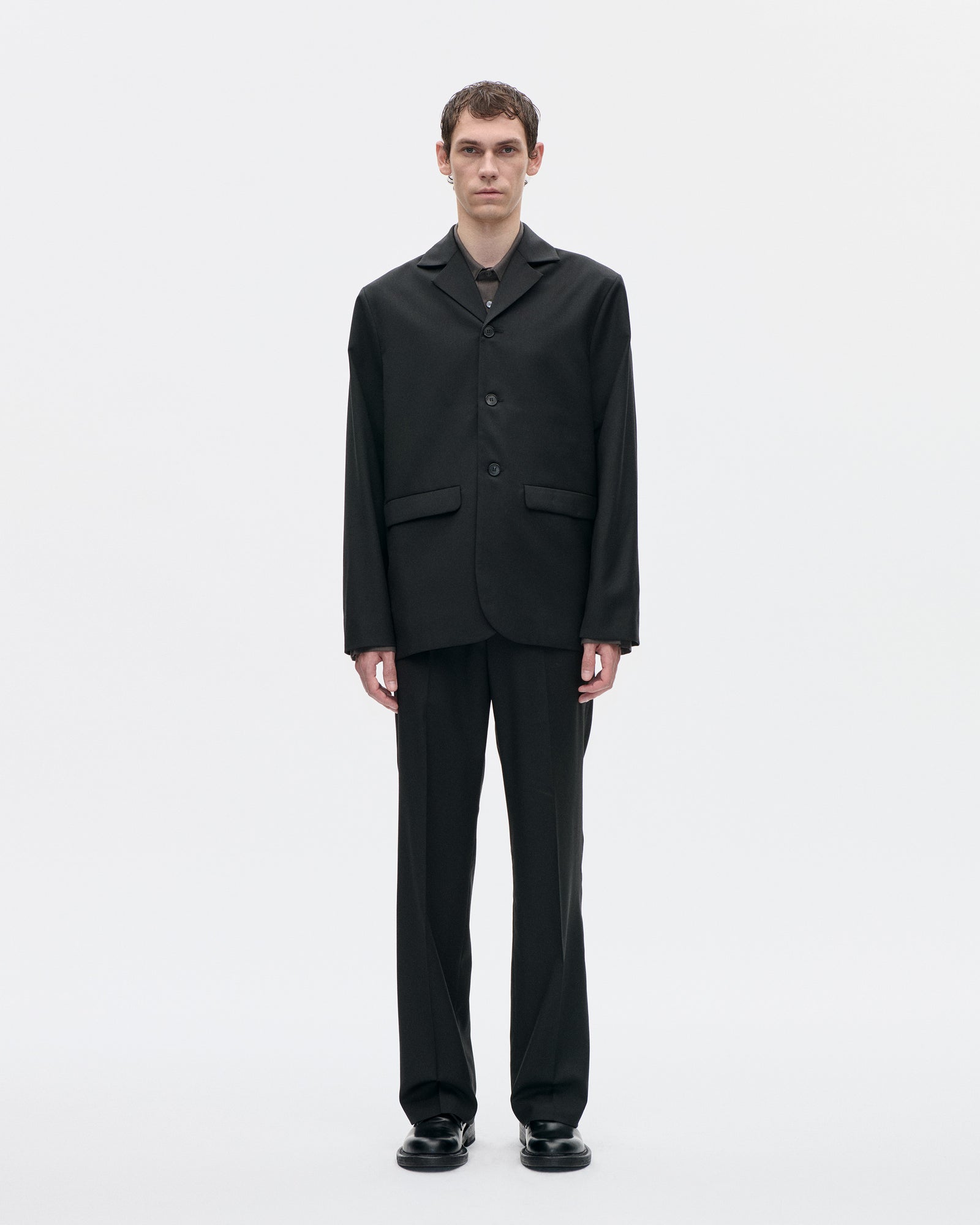 Dinner Jacket Fine Wool 084 Peat