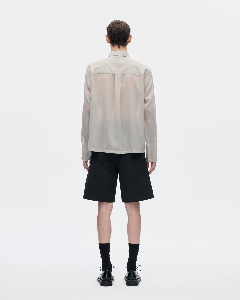 Cordial Shirt 120s Merino 083 Light Grey