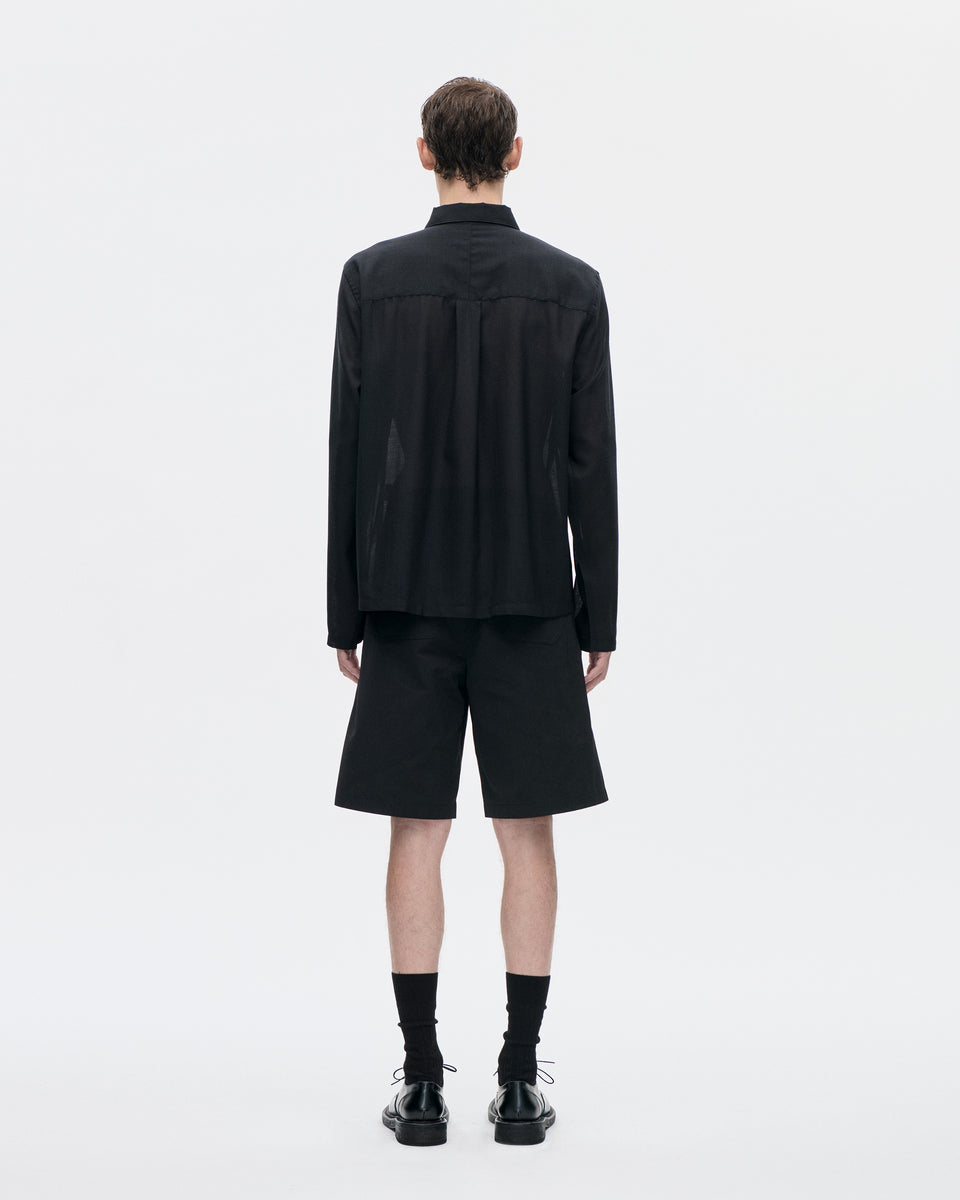 Cordial Shirt 120s Merino 009 Black