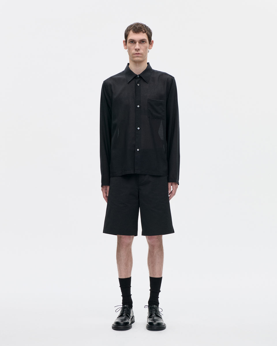 Cordial Shirt 120s Merino 009 Black