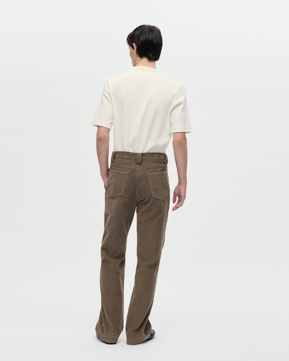 Night Trouser Dyed Cord 064 Stone