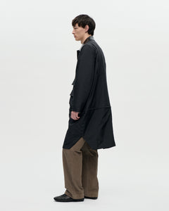 Zip Coat Cylinder 009 Black
