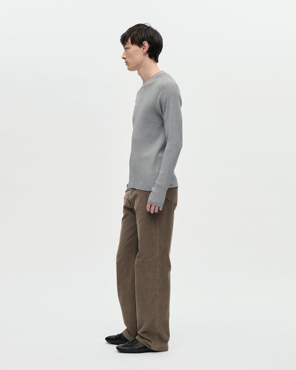 Torso Rib Crew Silco 081 Grey