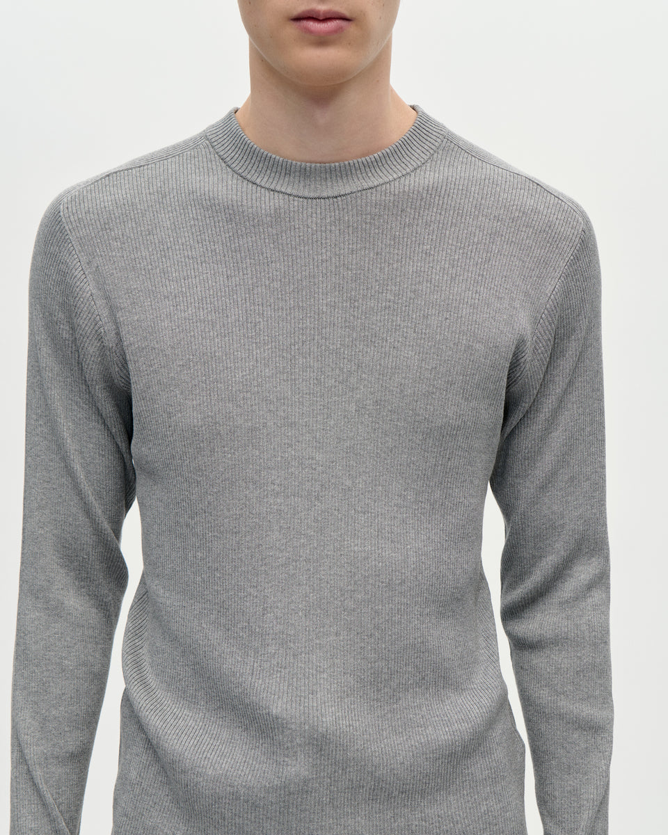 Torso Rib Crew Silco 081 Grey