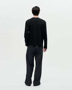 Seam Tee LS 140 009 Black