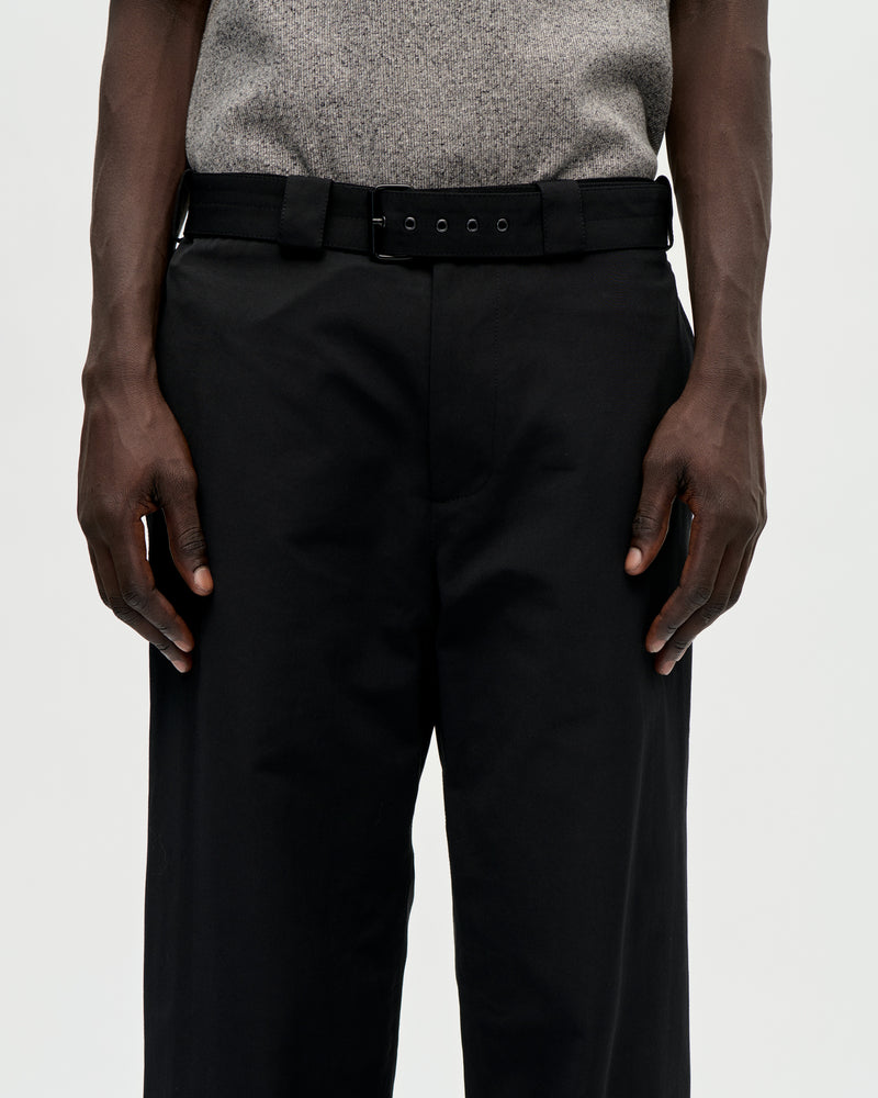 Belt Trouser Ottoman 009 Black