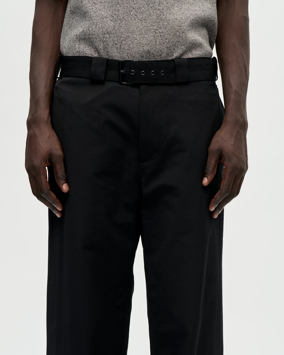 Belt Trouser Ottoman 009 Black