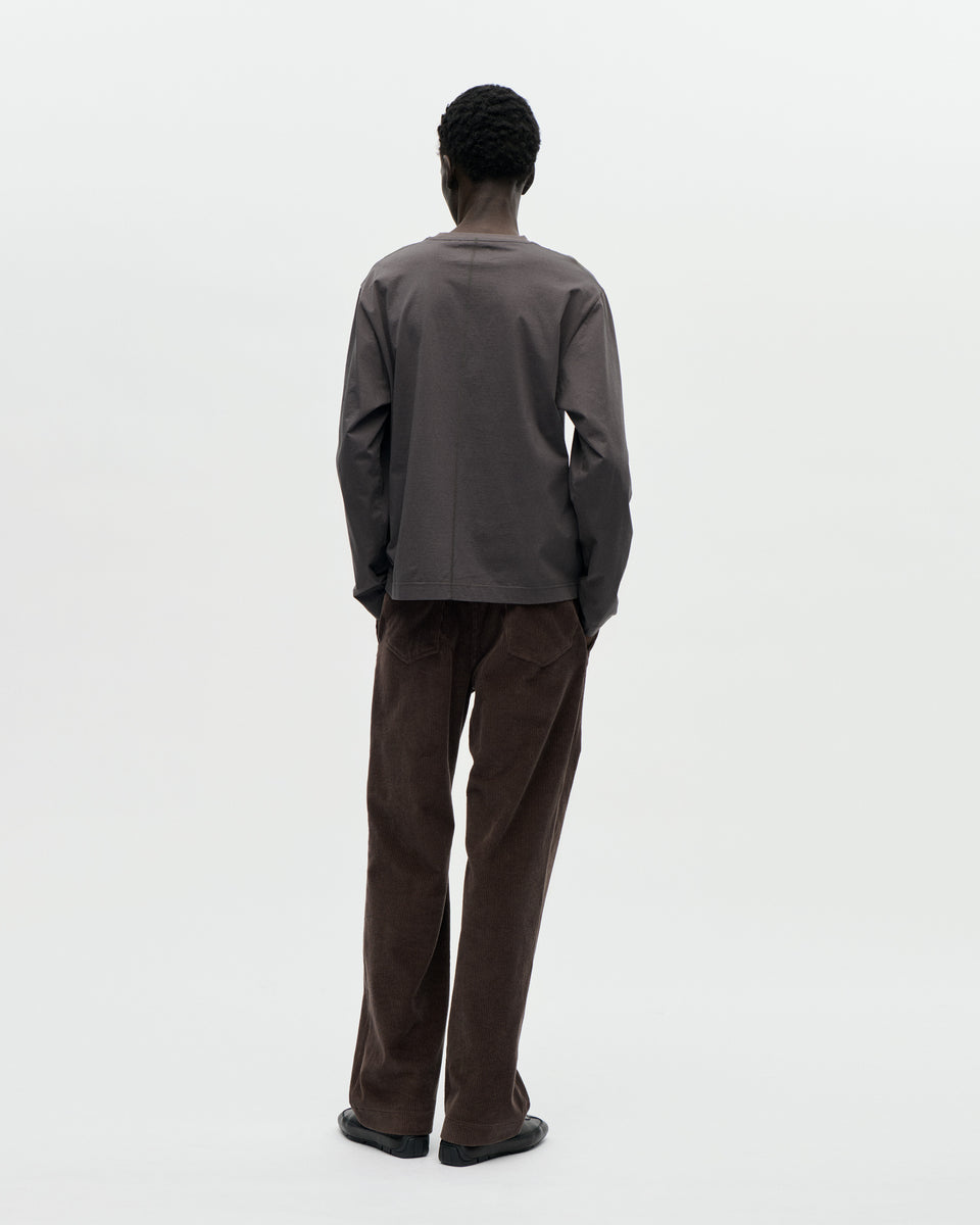 Seam Tee LS 140 081 Grey