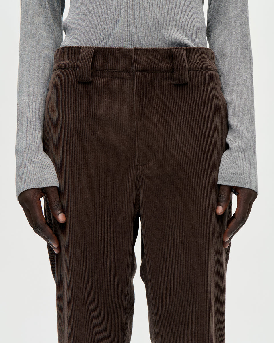 Night Trouser Dyed Cord 084 Peat
