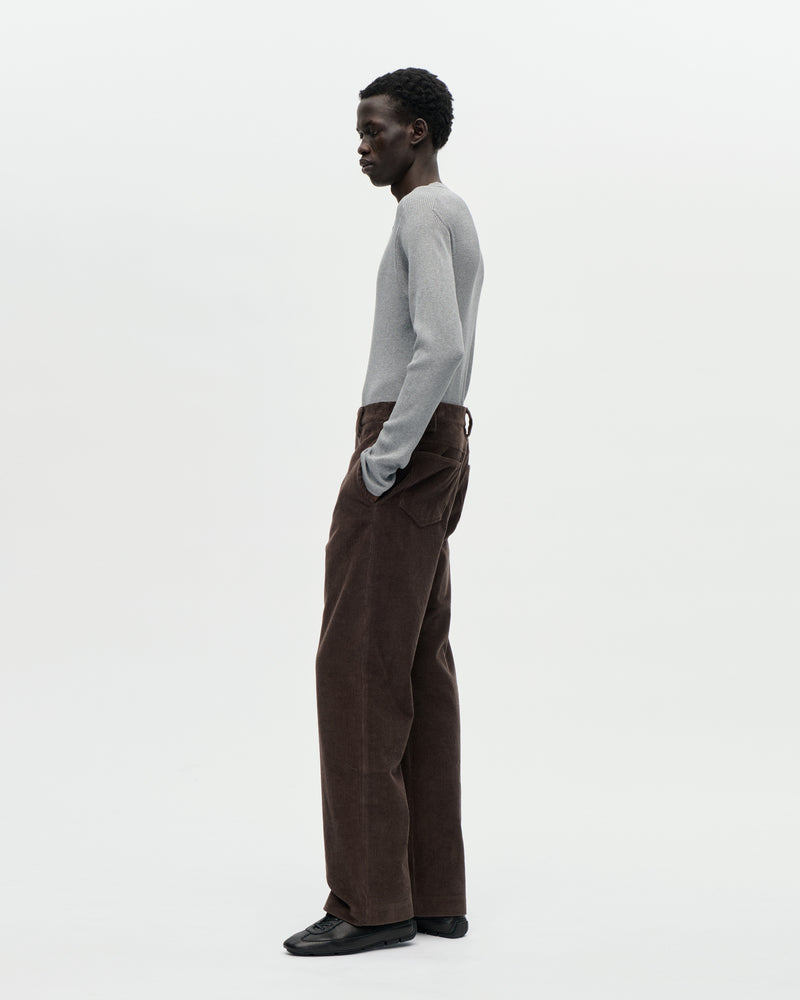 Night Trouser Dyed Cord 084 Peat