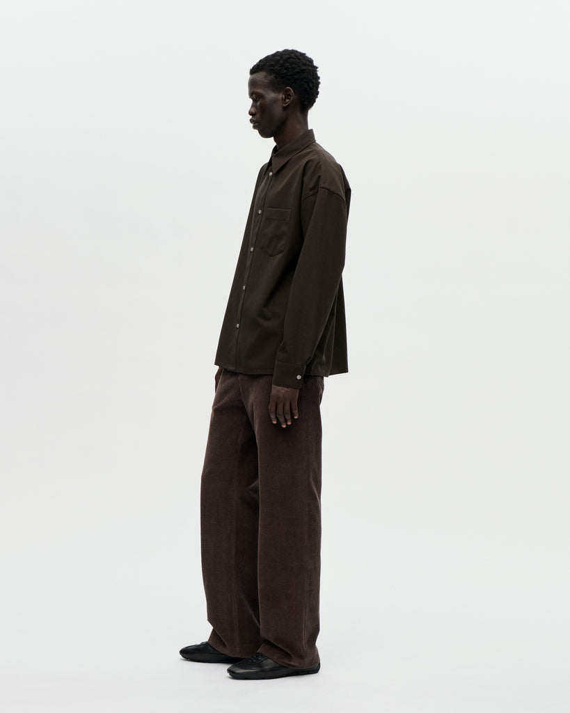 Ranch Shirt Double Cotton 084 Peat