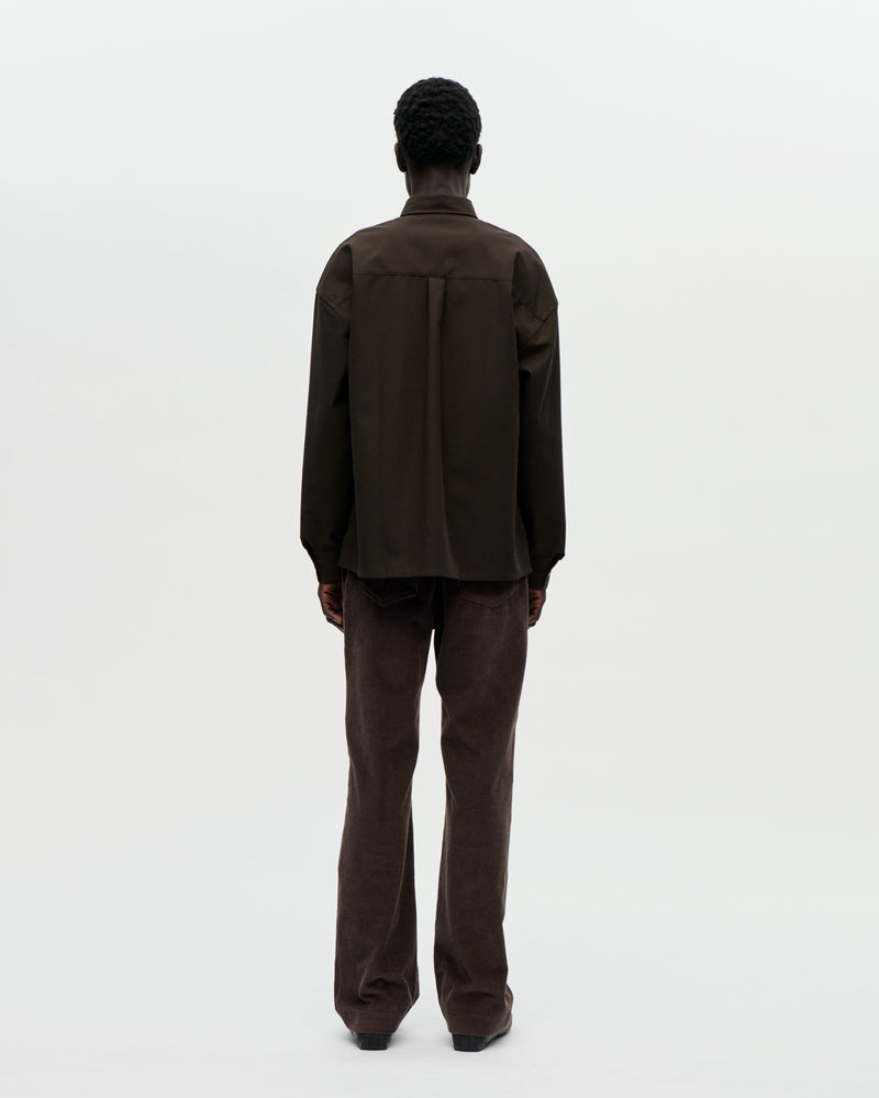 Ranch Shirt Double Cotton 084 Peat