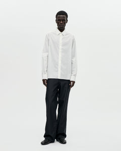 Volume Shirt Wash Cot 001 White