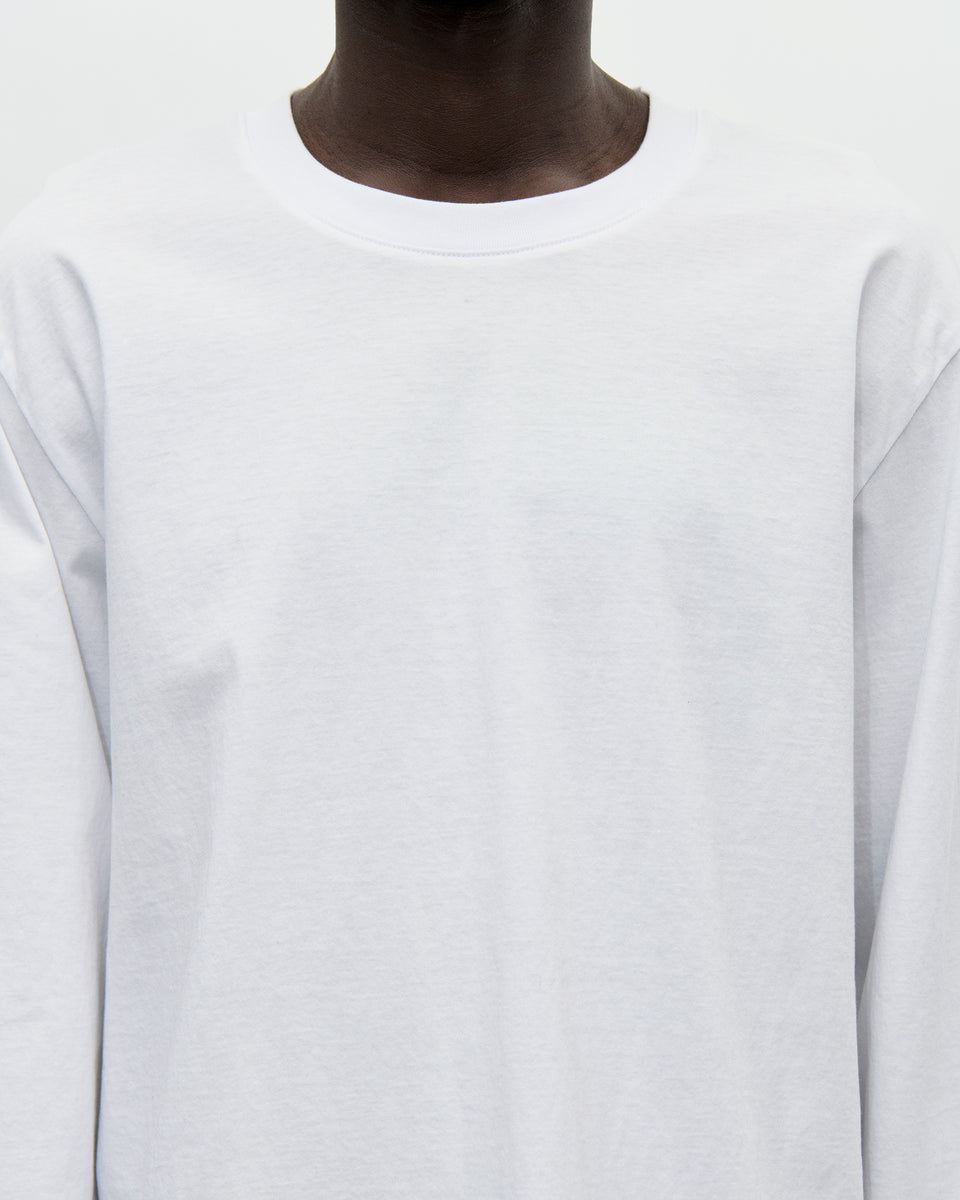 Seam Tee LS 140 001 White